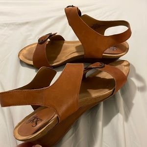 Brown Sofft Sandals - Size 10